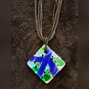 Murano Glass beaded neclace.